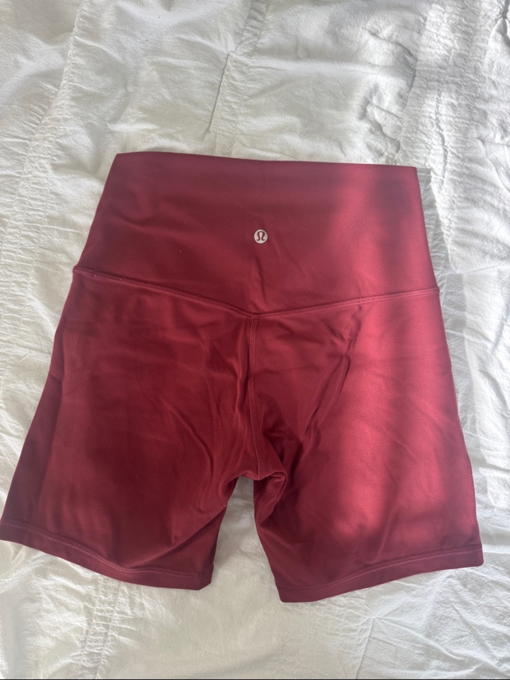 lululemon athletica Deep Wine High-Rise Bike Shorts